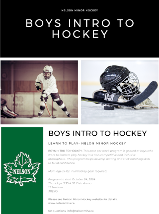 Boys Intro to Hockey